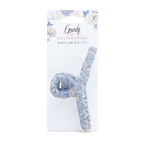 NWT LoveShackFancy x Goody Satin Claw Clip - Blue Floral